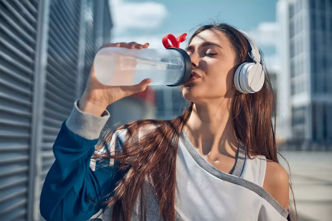 Drinking lots of Water Benefits for Hairs and Skin